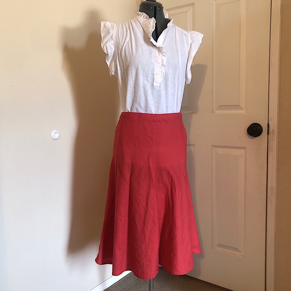TWO Girly Summer Skirts: linen + denim